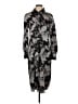 Cinq à Sept 100% Polyester Print Black Casual Dress Size 2 - photo 1