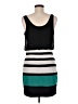 Express 100% Polyester Color Block Black Casual Dress Size M - photo 2