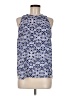 Willi Smith 100% Polyester Blue Sleeveless Blouse Size M - photo 1