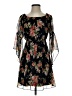 Love Ryan Floral Black Cocktail Dress Size S (estimated) - photo 1