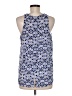 Willi Smith 100% Polyester Blue Sleeveless Blouse Size M - photo 2