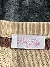 Pink Lily Stripes Brown Pullover Sweater Size XL - photo 7