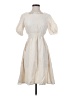 OAK + FORT 100% Polyester Ivory Casual Dress Size S - photo 1