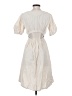 OAK + FORT 100% Polyester Ivory Casual Dress Size S - photo 2
