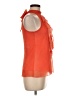 Iz Byer 100% Polyester Orange Sleeveless Blouse Size M - photo 4