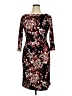 Jones Studio Print Black Cocktail Dress Size 14 - photo 1