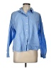 Old Navy 100% Cotton Blue Long Sleeve Button-Down Shirt Size L - photo 1
