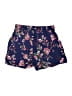 Blue Rain 100% Rayon Floral Blue Shorts Size S - photo 2