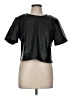 Evereve 100% Polyester Black Short Sleeve Top Size M - photo 1