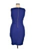 Bisou Bisou Solid Blue Cocktail Dress Size 14 - photo 2