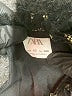 Zara 100% Polyester Black Long Sleeve Blouse Size 10 - photo 3