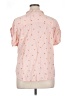 Per Se 100% Rayon Hearts Pink Short Sleeve Blouse Size 1X - photo 2