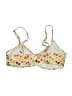 Unbranded Floral Yellow Swimsuit Top Size M - photo 2