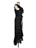 Max Studio Polka Dots Black Cocktail Dress Size S - photo 4
