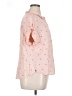 Per Se 100% Rayon Hearts Pink Short Sleeve Blouse Size 1X - photo 4