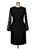David Warren 100% Polyester Solid Black Cocktail Dress Size 14 - photo 1