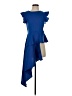 Assorted Brands 100% Polyester Blue Cocktail Dress Size S - photo 1