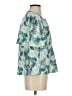 Ann Taylor LOFT Green Short Sleeve Blouse Size S - photo 4