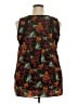 Roaman's 100% Polyester Black Sleeveless Blouse Size 20W - photo 2