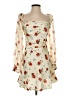 WeWoreWhat 100% Polyester Floral Ivory Cocktail Dress Size 2 - photo 1