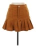 Elodie 100% Polyester Solid Brown Casual Skirt Size S - photo 1