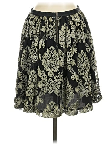 Garnet Hill Silk Skirt (view 2)