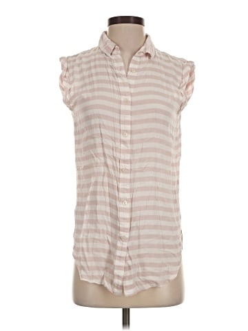 CALVIN KLEIN JEANS Sleeveless Button-Down Shirt (view 1)