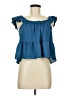 lola and grace 100% Polyester Blue Sleeveless Blouse Size M - photo 1