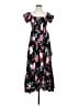 Torrid Floral Black Casual Dress Size Med Plus (00) - photo 1