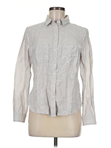 Banana Republic Factory Store Long Sleeve Button-Down Shirt (view 1)