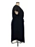 SOHO Apparel Ltd 100% Polyester Solid Black Casual Dress Size 2X - photo 4