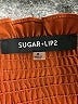 Sugar Lips Brown Long Sleeve Blouse Size M - photo 7