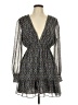 Max Studio 100% Polyester Paisley Gray Cocktail Dress Size L - photo 1