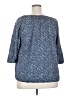 MICHAEL Michael Kors Blue 3/4 Sleeve Top Size 2X - photo 2