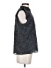 Ann Taylor 100% Polyester Black Sleeveless Blouse Size S - photo 4