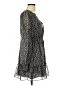 Max Studio 100% Polyester Paisley Gray Cocktail Dress Size L - photo 4