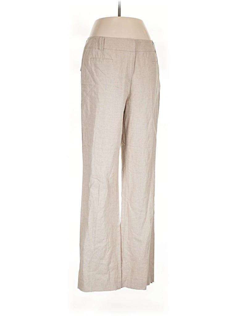 Pre-owned Cato Linen Pants In Tan
