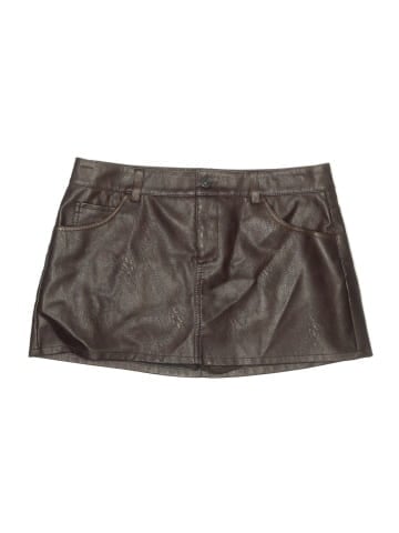 Garage Faux Leather Skirt (view 1)