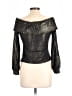 BCBGeneration Metallic Black Cardigan Size M - photo 2