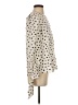 Rebecca Taylor Polka Dots Ivory Long Sleeve Blouse Size 2 - photo 4