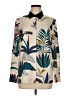 Tory Burch 100% Polyester Print Ivory Long Sleeve Blouse Size 6 - photo 1