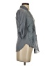 Tiny 100% Viscose Gray 3/4 Sleeve Button-Down Shirt Size S - photo 4