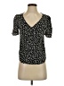 Elodie 100% Rayon Black Short Sleeve Top Size XS - photo 1