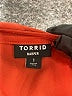 Torrid 100% Polyester Red 3/4 Sleeve Blouse Size 1X Plus (1) - photo 7