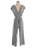 Caution to the Wind Metallic Silver Jumpsuit Size S (estimated) - photo 1