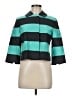 Akris Punto Stripes Teal Coat Size 6 - photo 1