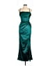 Crystal Doll Teal Cocktail Dress Size 9 - photo 1