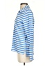 Talbots 100% Cotton Stripes Blue Long Sleeve Blouse Size S - photo 5