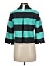 Akris Punto Stripes Teal Coat Size 6 - photo 2