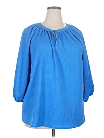 Croft & Barrow 3/4 Sleeve Blouse (view 1)